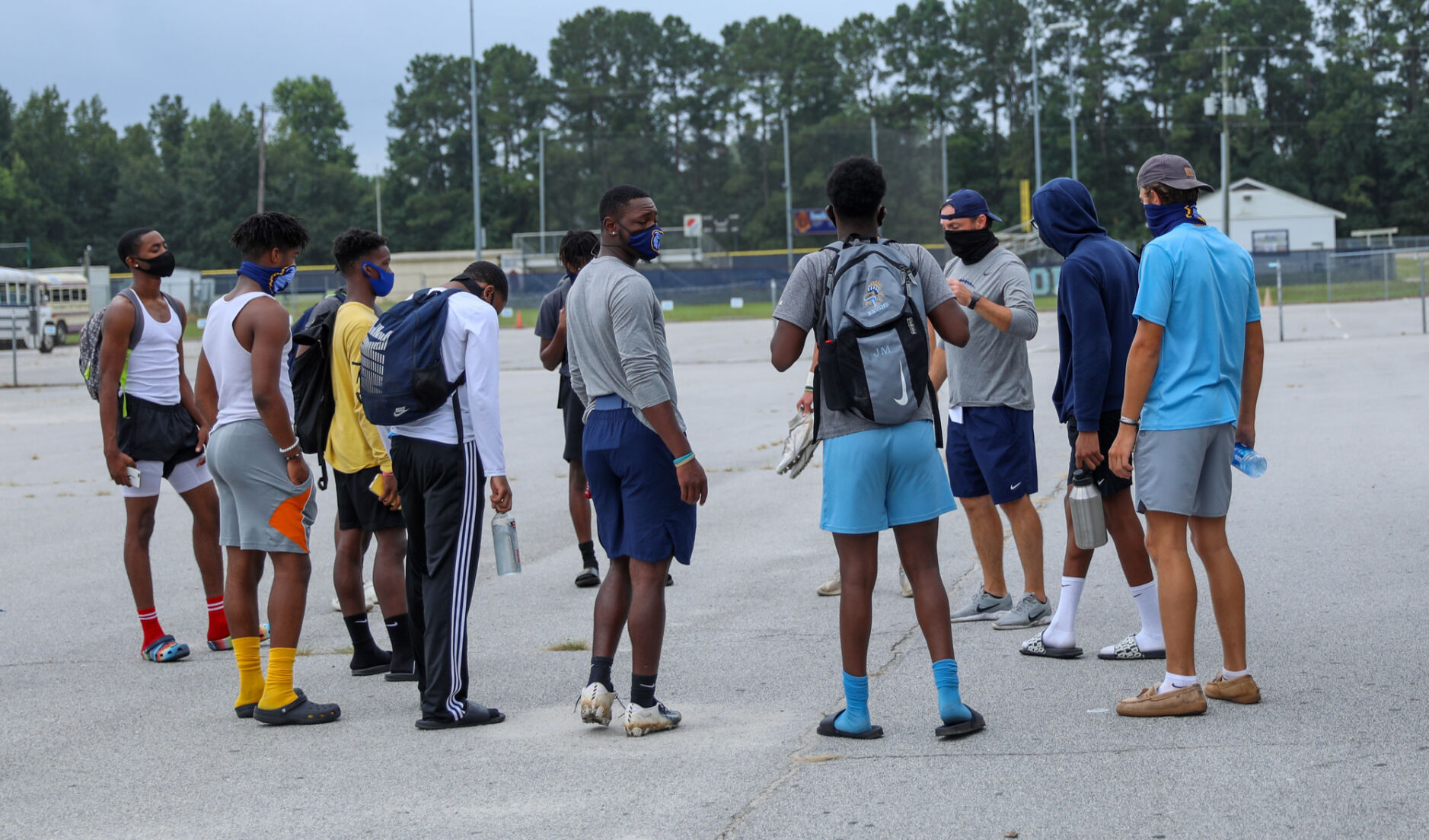 South Florence football workouts, August 3, 2020